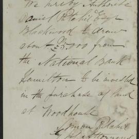 [From Simon Ritchie and attorneys, 22 August 1862]