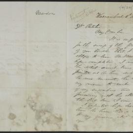 [From James Dawson, 20 January 1864]