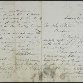 [Correspondence between John Ritchie at Blackwood and Daniel Ritchie from London, 24 May 1865]
