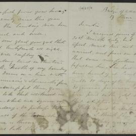 Correspondence from Daniel Ritchie, Bridge of Allen Scotland, to John Ritchie, 19 June 1865