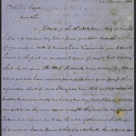 Correspondence between John Ritchie at Blackwood and Daniel Ritchie after his departure for Scotland Last letter from Daniel, 24 November 1865