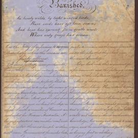 A Banquet for the Banished Nos. 1 - 12, M.S. Literary Journal, Convict Transport Ramillies