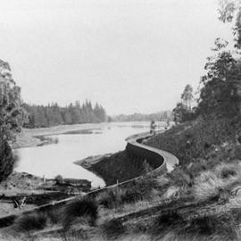 Aqueduct at Kirk's Reservoir near Ballarat.