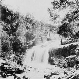 Lower Moorabool Falls near Ballarat.