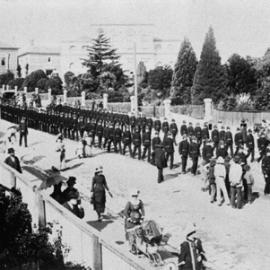 Police procession.