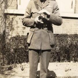 W. R. Keast in military uniform