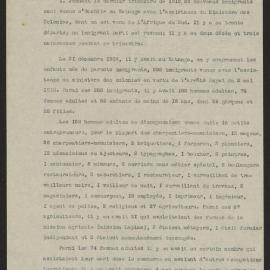Rapport a Monsieur le Ministre des colonies sur la situation des colons belges au Katanga pendant le quatrieme trimestre de l'annee 1912