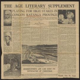 The Age Literary Supplement, 24 December 1960