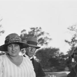 Group of people in a park setting