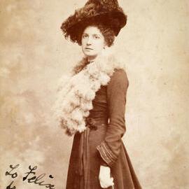 Studio portrait of a young woman