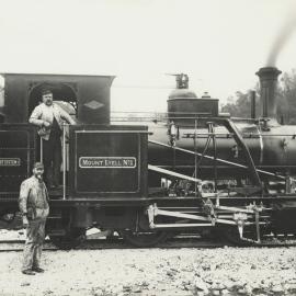 Mount Lyell No 1 locomotive at Mount Lyell Mine in Tasmania.