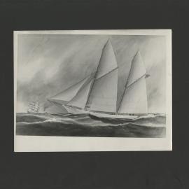 [1976.0070.00010] Painting of the ship 'Heather Bells'