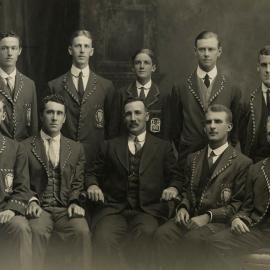 M.U.B.C. Senior Eight Won Grand Challenge Cup Henley on Yarra, 1914