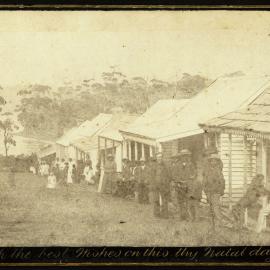 Lake Tyers residents with John Bulmer
