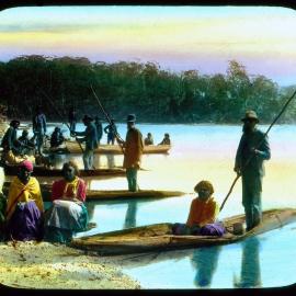 Aboriginal people at Caleguine Bay, Tooloo Arm, Lake Tyers