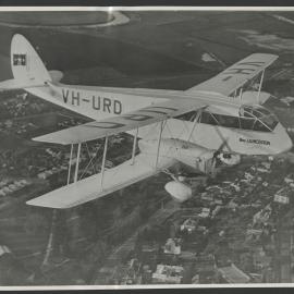 Photograph of Miss Launceston in the air