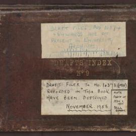 Drafts Index Number 9