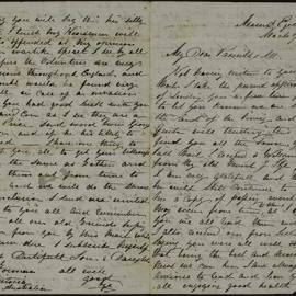 Charles and Jane Foreman, Mt. Egerton, to parents and all.