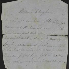 Poem, "Return to England", unattributed