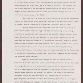 ‘The Teaching of Art History and Appreciation in Victoria from 1934 to 1984’