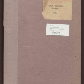 Trades Hall Council Executive minutes 1941