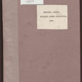 Executive minutes Melbourne Trades Hall Council 1944