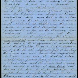 Frank Bell to Francis Hare