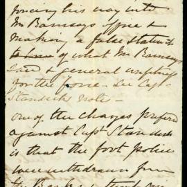 Extracts from Captain Standish's private letters