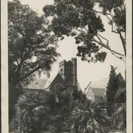 Views of Cathedral Tower from Stirling Gardens Perth