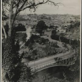A peep at Launceston from Trevallyn Tasmania