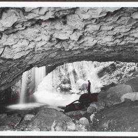 Natural arch and cave, Numinbah Valley near Brisbane, QLD.