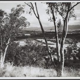 A view from Mt Ainslie of the Australian war memorial, Canberra, ACT