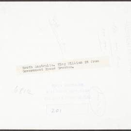 King William Street from Government House Grounds