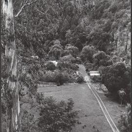 Aerial shot of Brookleigh Guest House, Tarra Valley.