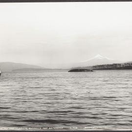 Adamson's Peak, from arch, showing entrance of Port Esperance