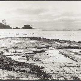 Tessellated pavement, Eagle Hawk Neck, from Lufra Cove