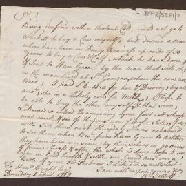 Letter to Henry Bright, Queen's Square, [Bristol] from R[ichar]d Jollet