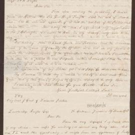 Two letters to Lowbridge and R. Bright, Bristol, from David Duncomb, St. Andrews Jamaica