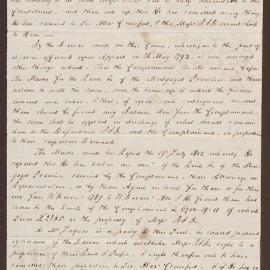 Memo of heads in the second appeal of case 'Crawford vs