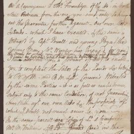Letter to David Duncomb, Jamaica, from Lowbridge Bright, Bristol