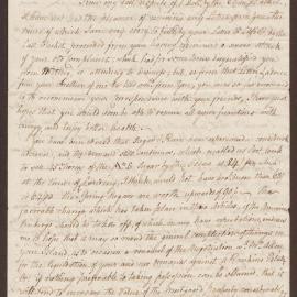 Letter to David Duncomb, Jamaica, from Lowbridge Bright, Bristol
