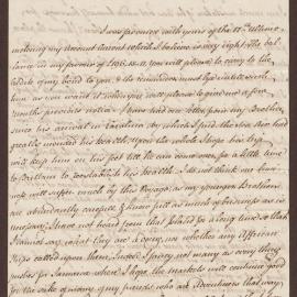 Letter to Henry Bright, Bristol, from Alex Baillie, Inverness, Scotland