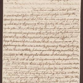 Letter to Henry Bright, Bristol, from Alex Baillie, Inverness, Scotland