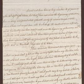 Letter to Henry Bright, Bristol, from Alex Baillie, Inverness, Scotland