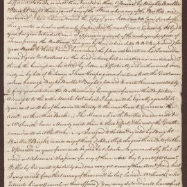 Letter to Henry Bright, Bristol, from Evan Baillie, Nevis, Jamaica