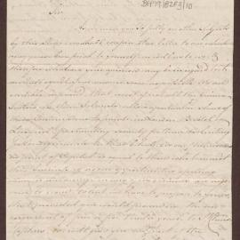 Letter to Henry Bright, Bristol, from Smith & Baillie, St. Christophers