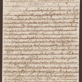 Letter to Henry Bright, Bristol, from Smith & Baillie, St. Christophers