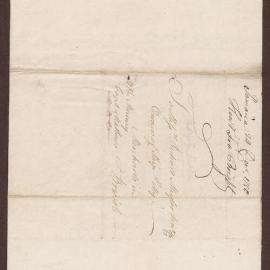 Letter to Richard Meyler, Senior, from Henry & Francis Bright