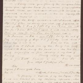 Letter to Lowbridge Bright, Bristol from D. Duncomb, Muff Castle, St. Andrews, Jamaica