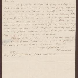 Letter to Lowbridge Bright, Bristol from D. Duncomb, Muff Castle, St. Andrews, Jamaica